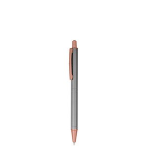 EgotierPro 39565 - Penna in Alluminio con Finitura Opaca Rosa LUXURY Grey