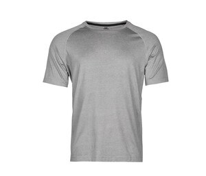 Tee Jays TJ7020 - Maglietta sportiva da uomo Grigio medio melange