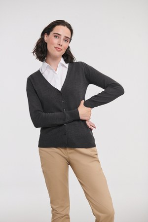 Russell Collection RU715F - Cardigan donna con scollatura a V