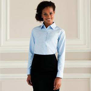 Russell Collection J932F - DONNA  Camicia Oxford easycare a manica lunga