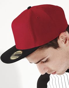 Beechfield B660 - Cappellino Original Snapback con visiera piatta