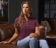 Russell JZ565 - Polo da donna in cotone