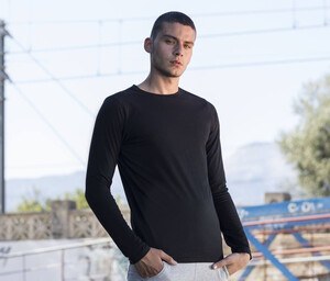 SF Men SF124 - T-shirt da uomo elasticizzata a maniche lunghe