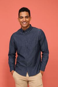 SOLS 02100 - BARRY MEN Camicia Uomo In Denim