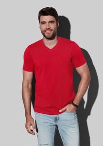 Stedman STE9610 - T-shirt con collo a V da uomo CLIVE