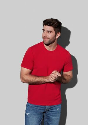 Stedman STE9630 - T-shirt con girocollo da uomo RELAX
