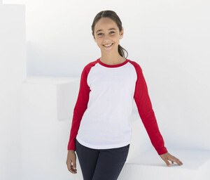 SF Mini SM271 - T-shirt da baseball da bambino a maniche lunghe