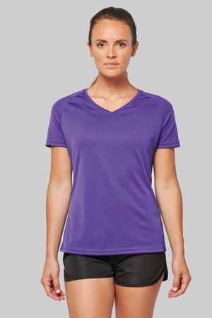 Proact PA477 - T-shirt donna sportiva a manica corta scollo a V