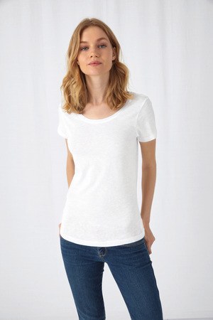 B&C CGTW047 - T-shirt organica da donna ispirata alla fiamma