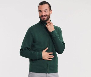 Russell RU267M - Felpa da uomo con zip grande