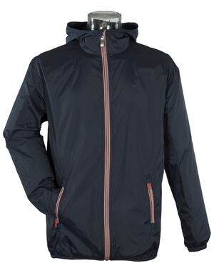 Barents SPEED - WINDBREAKER UNISEX WITH HOOD & CONTRASTING ZIPPER