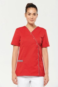 WK. Designed To Work WK506 - Blusa donna in policotone con automatici