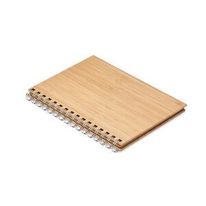 GiftRetail MO6790 - BRAM Notebook A5 in bamboo rilegato