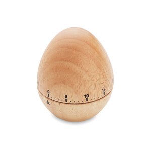GiftRetail MO6963 - MUNA Timer a forma di uovo in legno