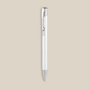 EgotierPro 29077RE - Penna in Alluminio Riciclato Colorata con Anelli STRIPE