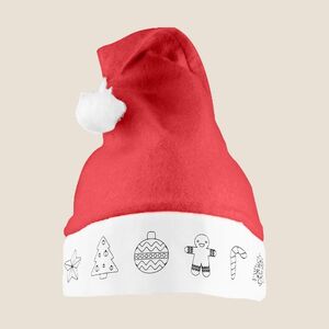 EgotierPro 36538 - CAPPELLO PER DIPINGERE BABBO NATALE