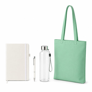 Kit Eco Quotidiano: Cottonel Colour MO9268 + Utah RPET MO9910 + Bern MO8893 + Arpu MO6835