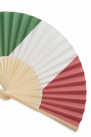 FUNFAN Ventaglio design bandiera - Arancio